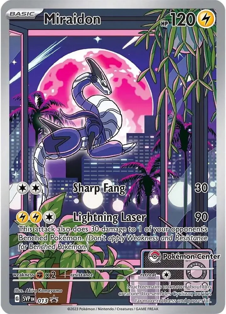 Scarlet & Violet Promo Miraidon #13 Pokemon Center